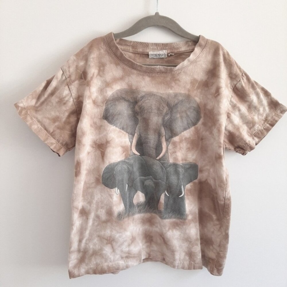 Rock Eagle Vintage Tie Dye Animal Print Tshirt Size 1012 Years